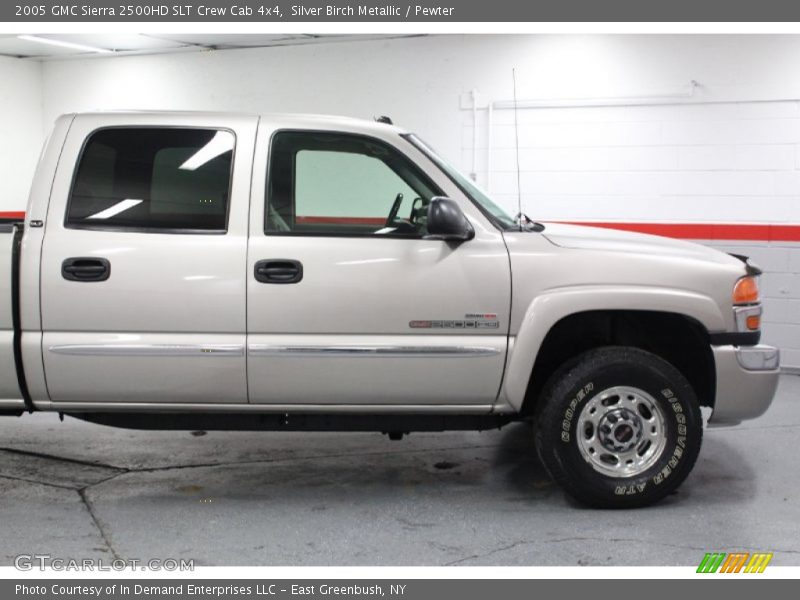 Silver Birch Metallic / Pewter 2005 GMC Sierra 2500HD SLT Crew Cab 4x4