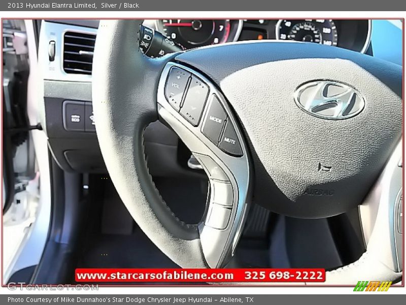 Silver / Black 2013 Hyundai Elantra Limited