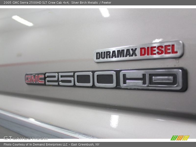 Silver Birch Metallic / Pewter 2005 GMC Sierra 2500HD SLT Crew Cab 4x4