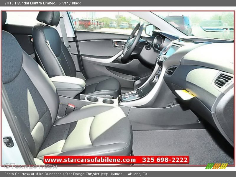 Silver / Black 2013 Hyundai Elantra Limited