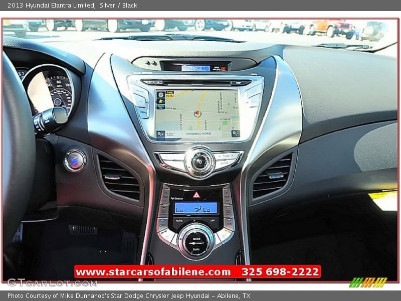 Silver / Black 2013 Hyundai Elantra Limited