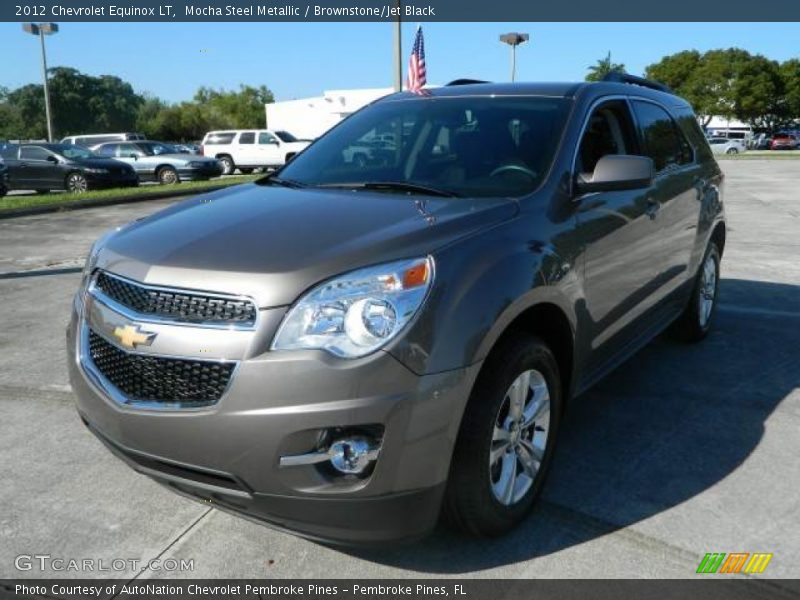 Mocha Steel Metallic / Brownstone/Jet Black 2012 Chevrolet Equinox LT