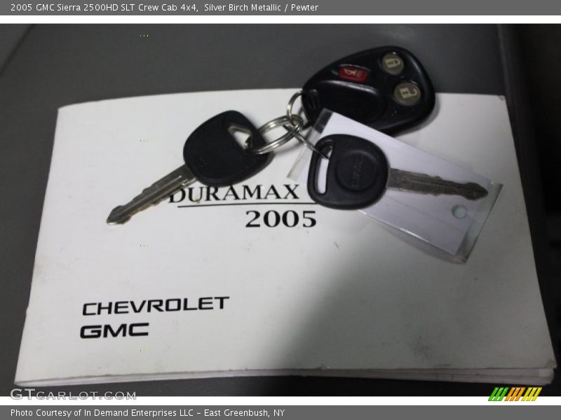 Keys of 2005 Sierra 2500HD SLT Crew Cab 4x4