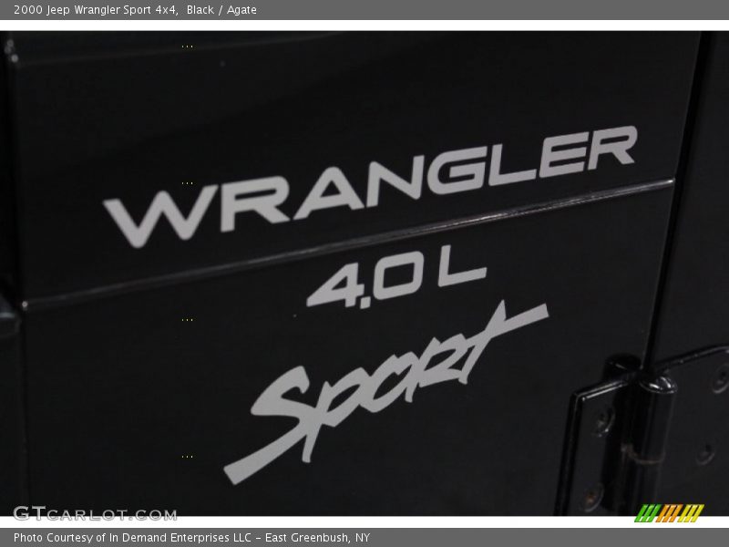 Black / Agate 2000 Jeep Wrangler Sport 4x4