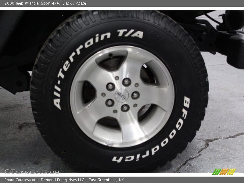 Black / Agate 2000 Jeep Wrangler Sport 4x4