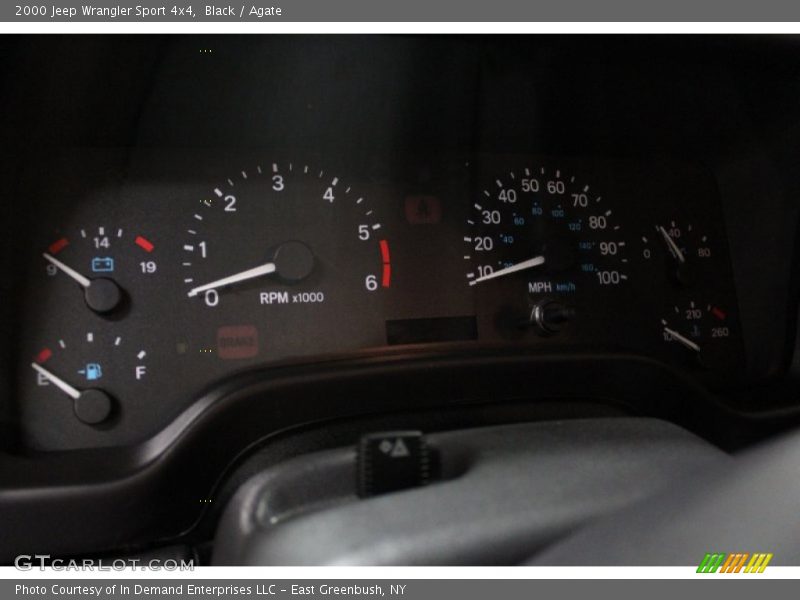 Black / Agate 2000 Jeep Wrangler Sport 4x4