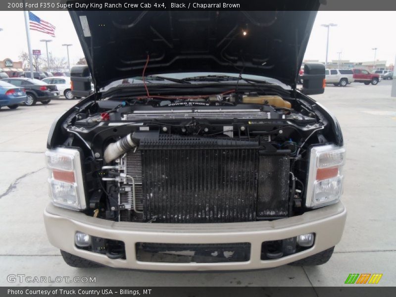 Black / Chaparral Brown 2008 Ford F350 Super Duty King Ranch Crew Cab 4x4