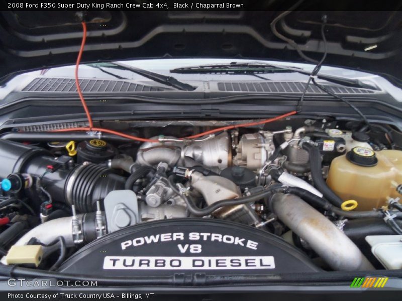 Black / Chaparral Brown 2008 Ford F350 Super Duty King Ranch Crew Cab 4x4