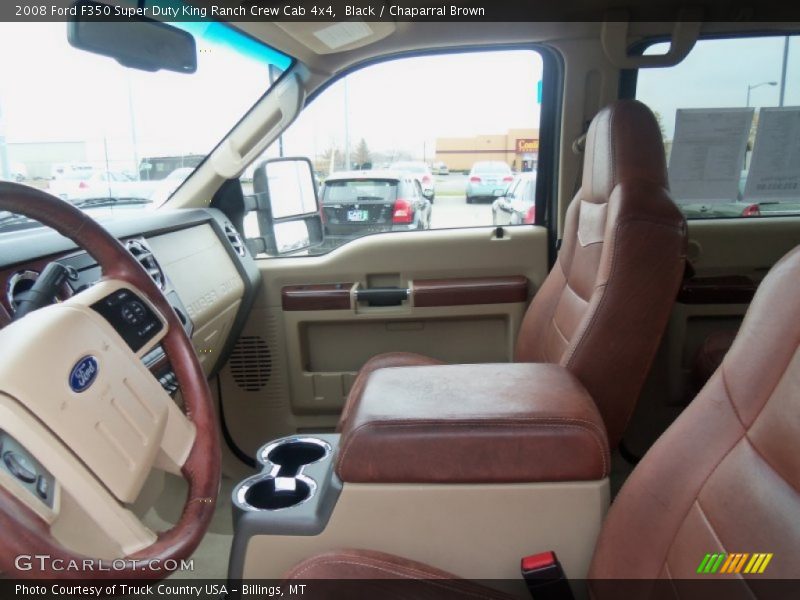 Black / Chaparral Brown 2008 Ford F350 Super Duty King Ranch Crew Cab 4x4