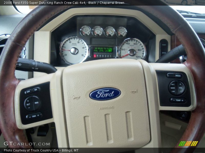 Black / Chaparral Brown 2008 Ford F350 Super Duty King Ranch Crew Cab 4x4