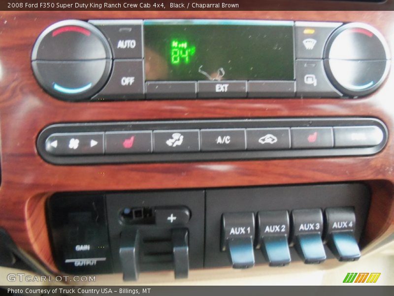 Black / Chaparral Brown 2008 Ford F350 Super Duty King Ranch Crew Cab 4x4