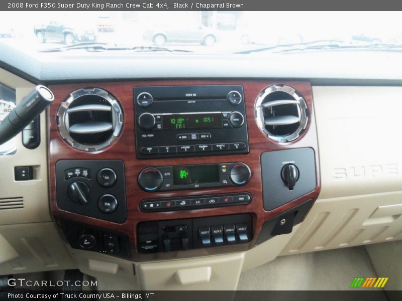 Black / Chaparral Brown 2008 Ford F350 Super Duty King Ranch Crew Cab 4x4