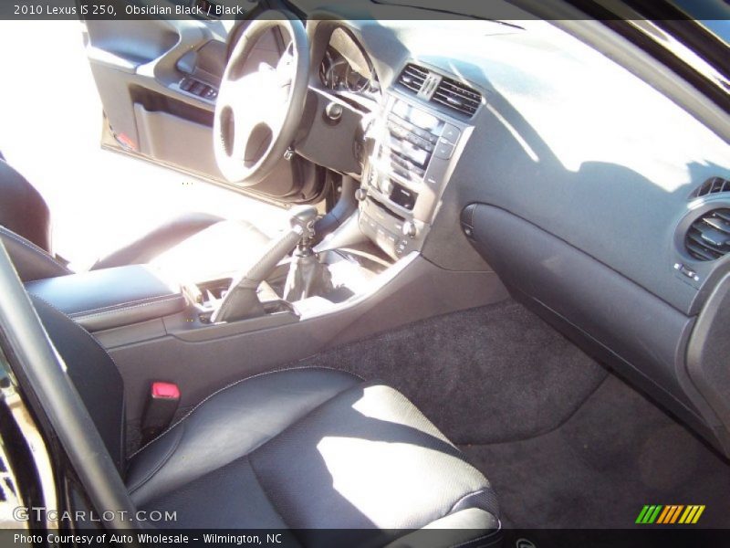 Obsidian Black / Black 2010 Lexus IS 250