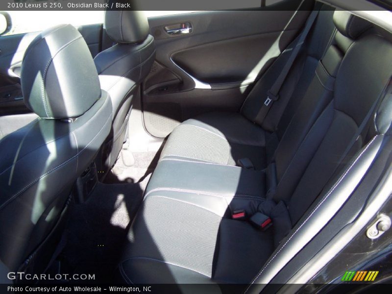 Obsidian Black / Black 2010 Lexus IS 250