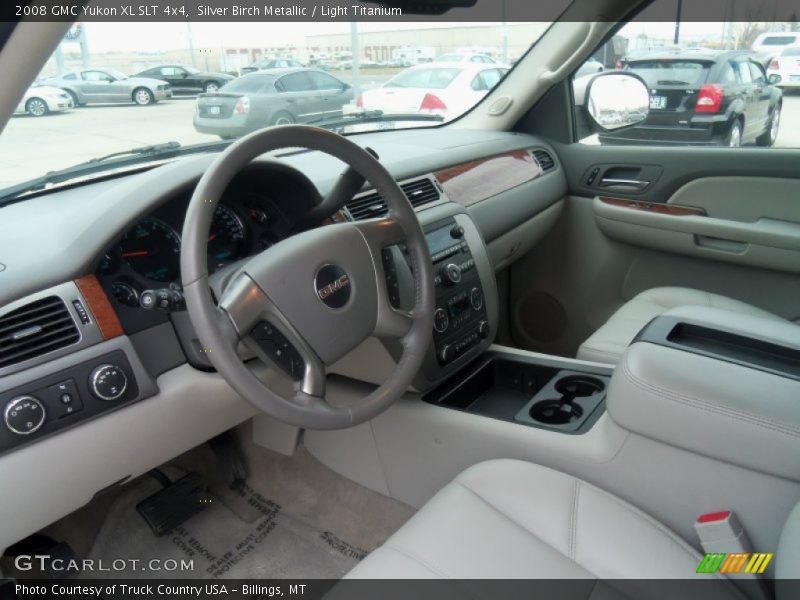 Silver Birch Metallic / Light Titanium 2008 GMC Yukon XL SLT 4x4