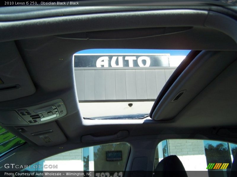 Obsidian Black / Black 2010 Lexus IS 250