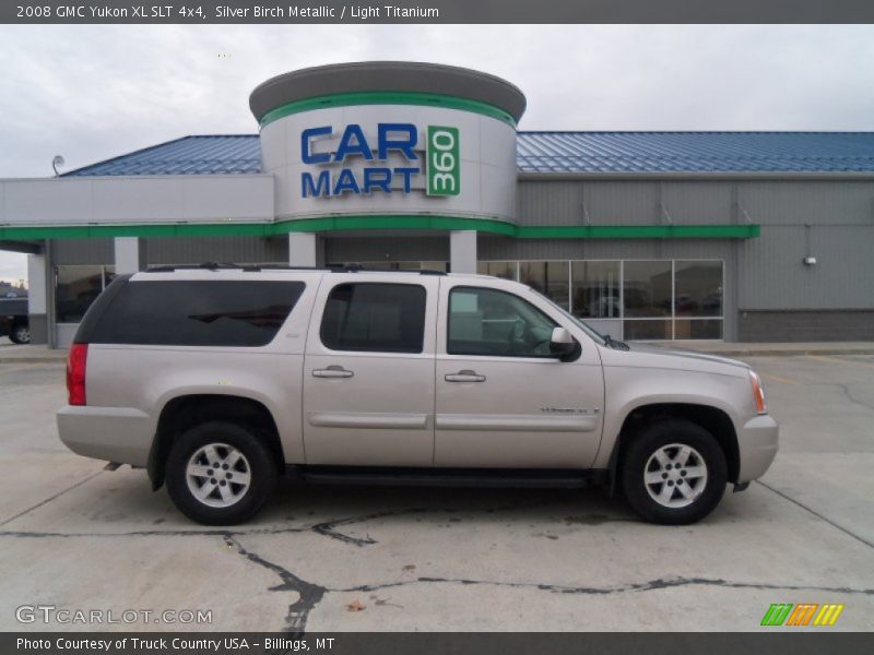 Silver Birch Metallic / Light Titanium 2008 GMC Yukon XL SLT 4x4