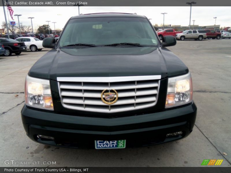 Green Envy / Shale 2002 Cadillac Escalade AWD