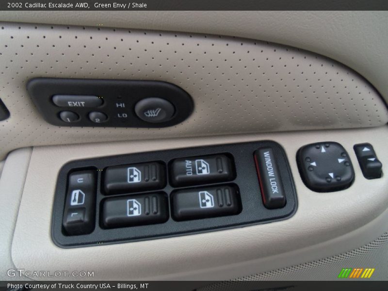 Controls of 2002 Escalade AWD