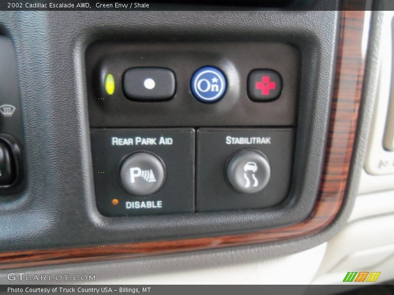 Controls of 2002 Escalade AWD