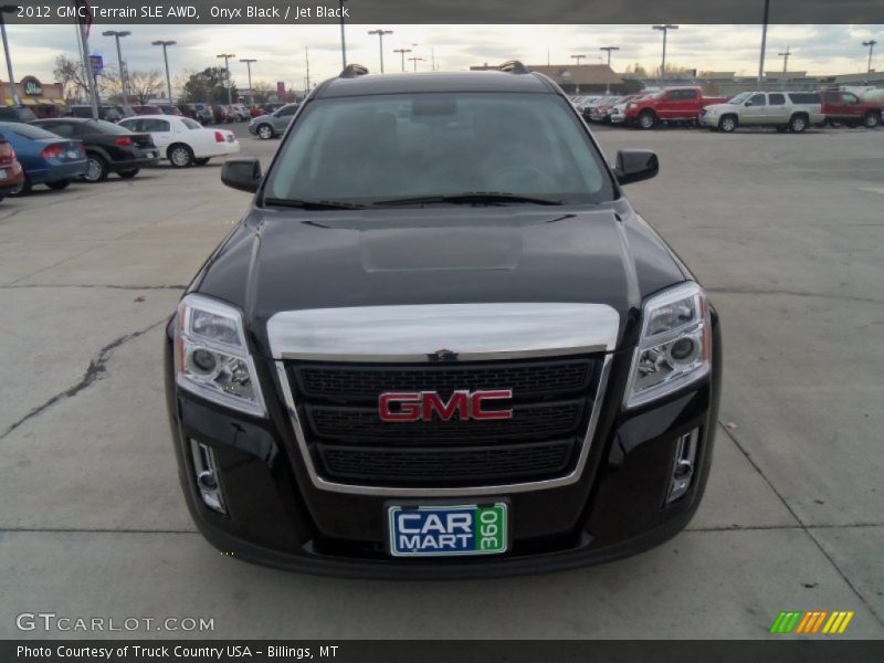 Onyx Black / Jet Black 2012 GMC Terrain SLE AWD