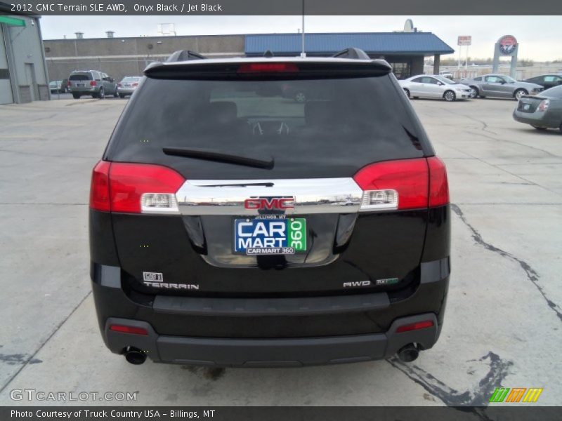 Onyx Black / Jet Black 2012 GMC Terrain SLE AWD