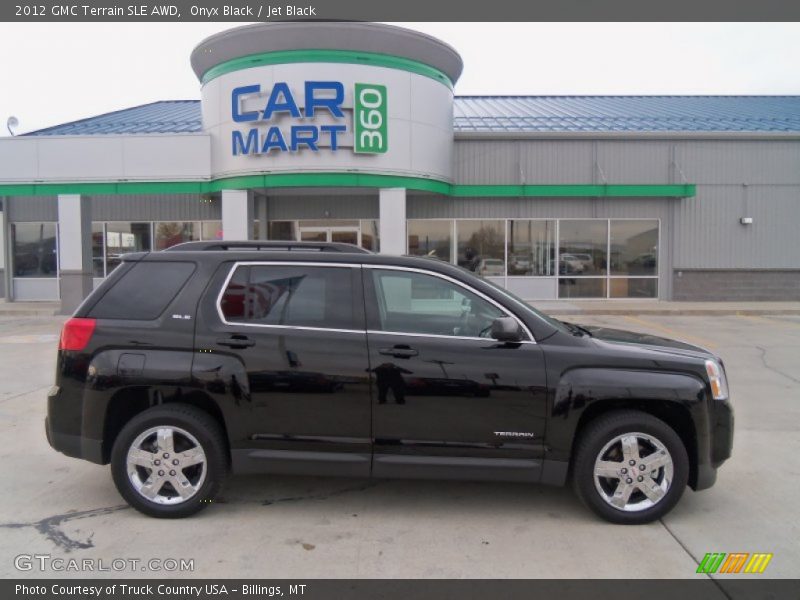 Onyx Black / Jet Black 2012 GMC Terrain SLE AWD