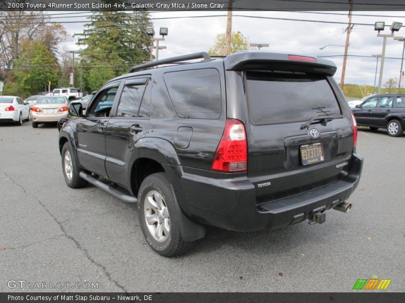 Galactic Gray Mica / Stone Gray 2008 Toyota 4Runner Sport Edition 4x4
