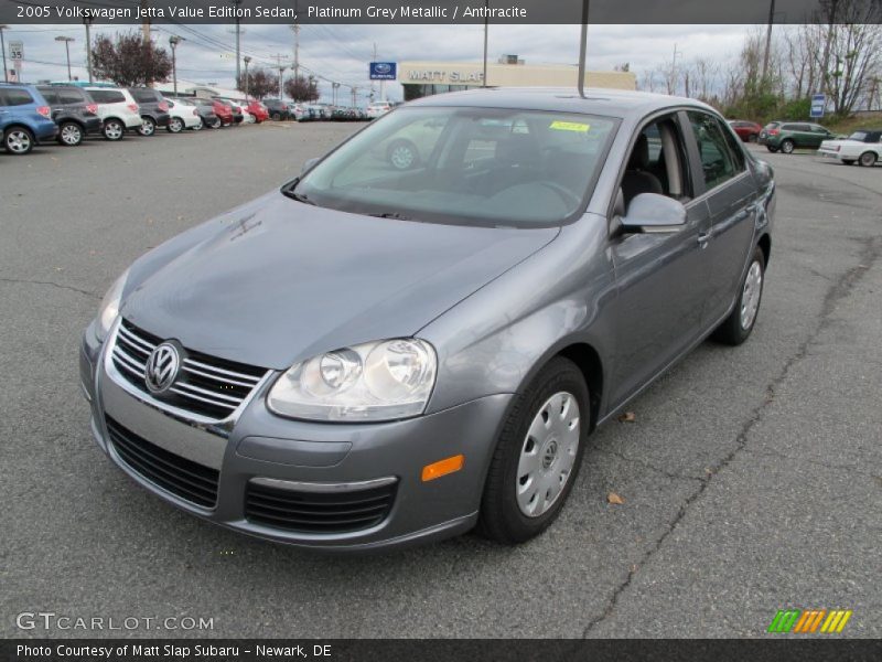 Platinum Grey Metallic / Anthracite 2005 Volkswagen Jetta Value Edition Sedan