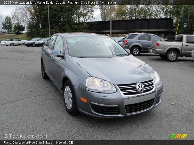 Platinum Grey Metallic / Anthracite 2005 Volkswagen Jetta Value Edition Sedan