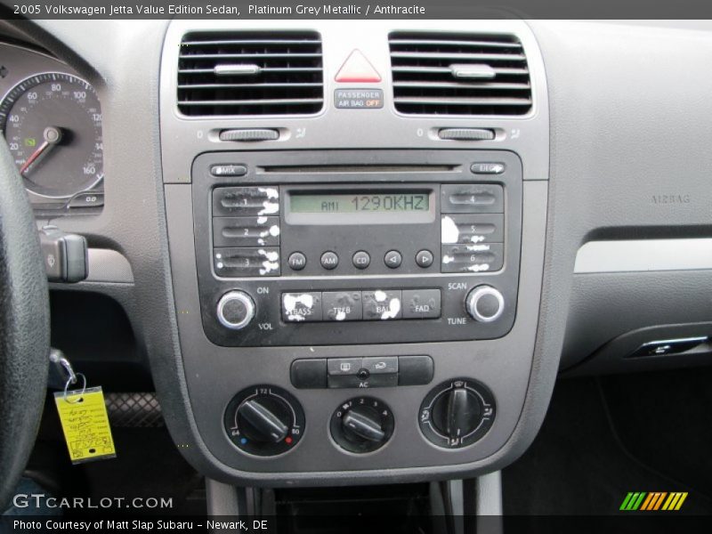 Platinum Grey Metallic / Anthracite 2005 Volkswagen Jetta Value Edition Sedan
