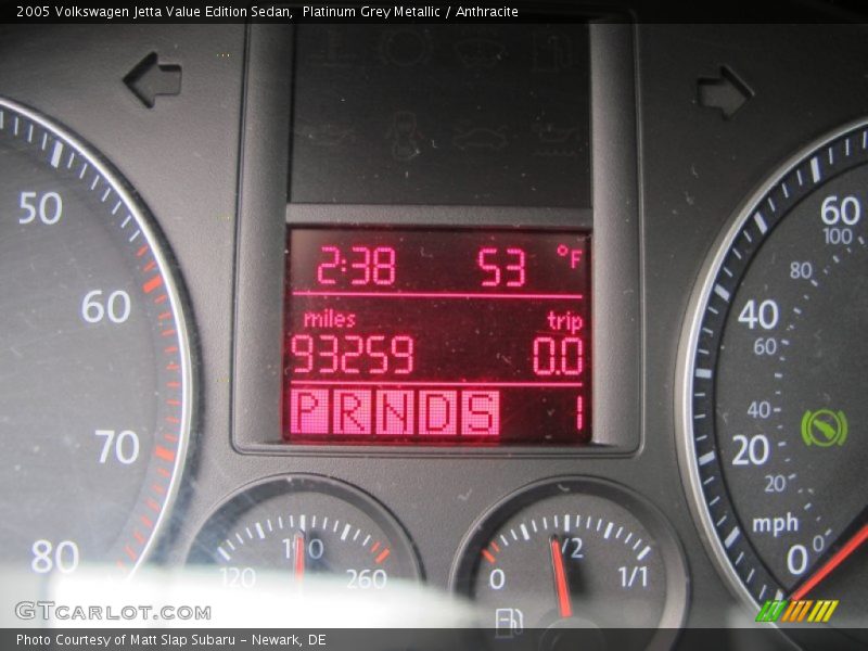 Platinum Grey Metallic / Anthracite 2005 Volkswagen Jetta Value Edition Sedan