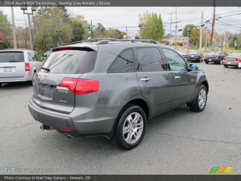 Sterling Gray Metallic / Ebony 2008 Acura MDX Technology