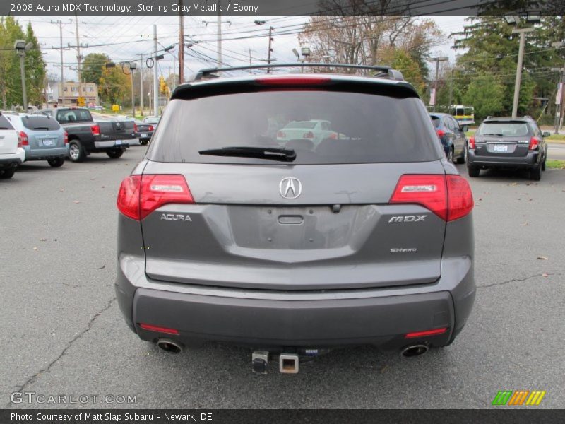 Sterling Gray Metallic / Ebony 2008 Acura MDX Technology