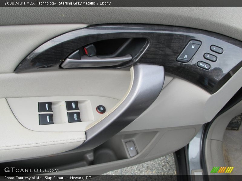 Sterling Gray Metallic / Ebony 2008 Acura MDX Technology