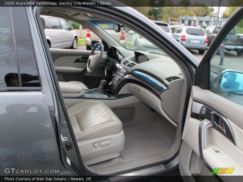 Sterling Gray Metallic / Ebony 2008 Acura MDX Technology