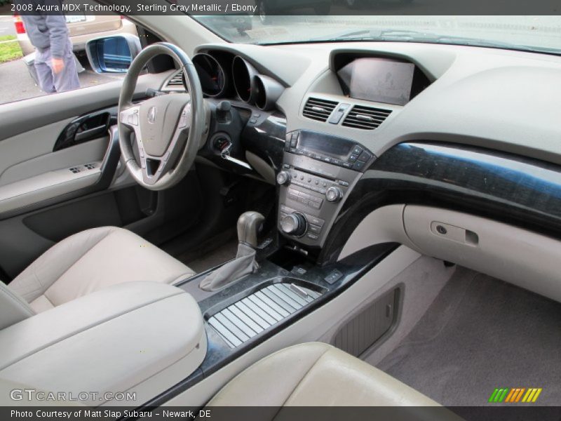 Sterling Gray Metallic / Ebony 2008 Acura MDX Technology