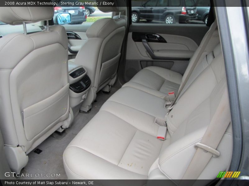 Sterling Gray Metallic / Ebony 2008 Acura MDX Technology