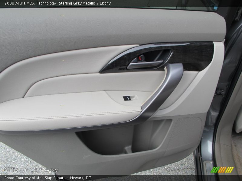 Sterling Gray Metallic / Ebony 2008 Acura MDX Technology