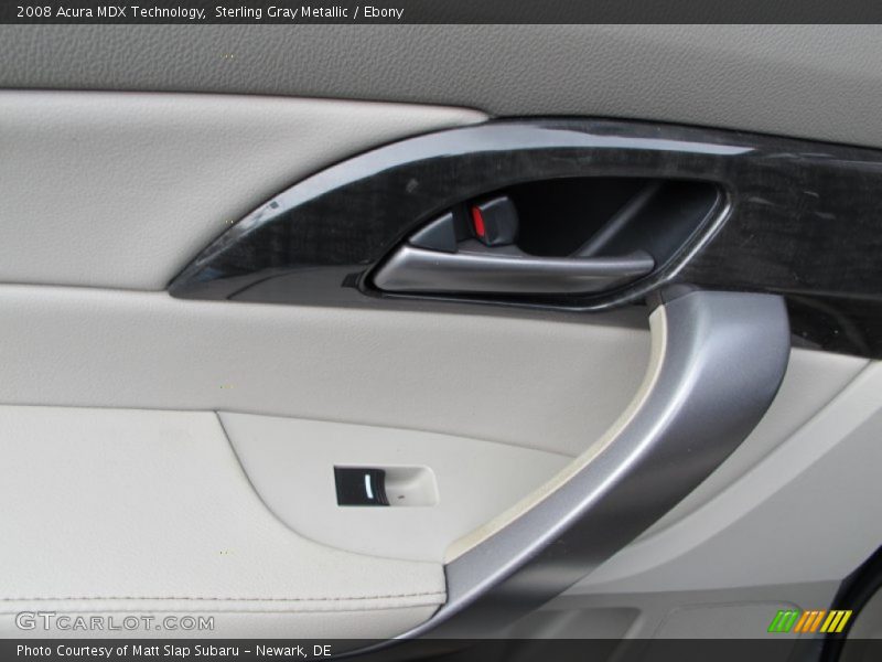 Sterling Gray Metallic / Ebony 2008 Acura MDX Technology