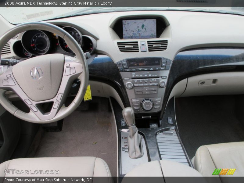 Sterling Gray Metallic / Ebony 2008 Acura MDX Technology
