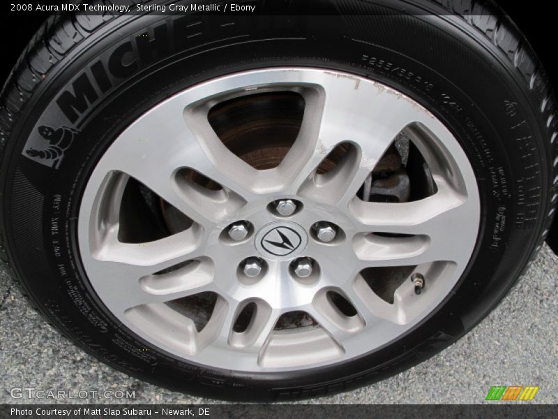 Sterling Gray Metallic / Ebony 2008 Acura MDX Technology