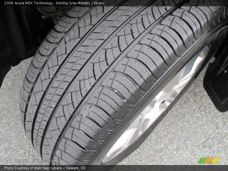 Sterling Gray Metallic / Ebony 2008 Acura MDX Technology