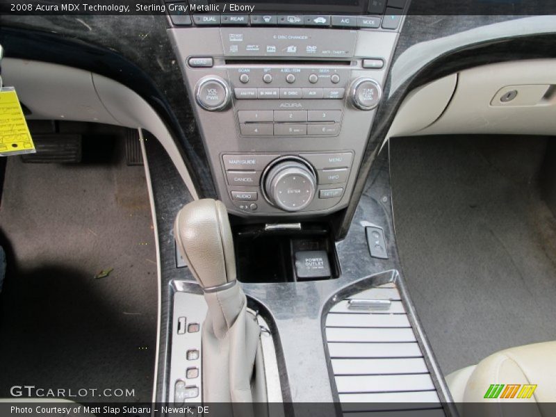 Sterling Gray Metallic / Ebony 2008 Acura MDX Technology