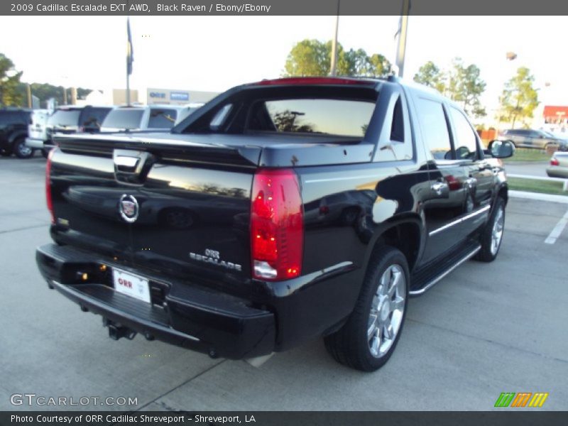 Black Raven / Ebony/Ebony 2009 Cadillac Escalade EXT AWD