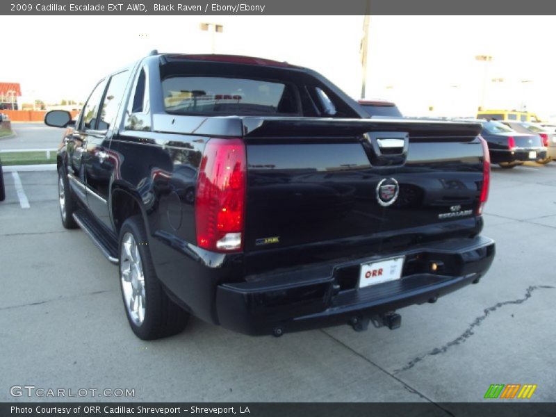 Black Raven / Ebony/Ebony 2009 Cadillac Escalade EXT AWD