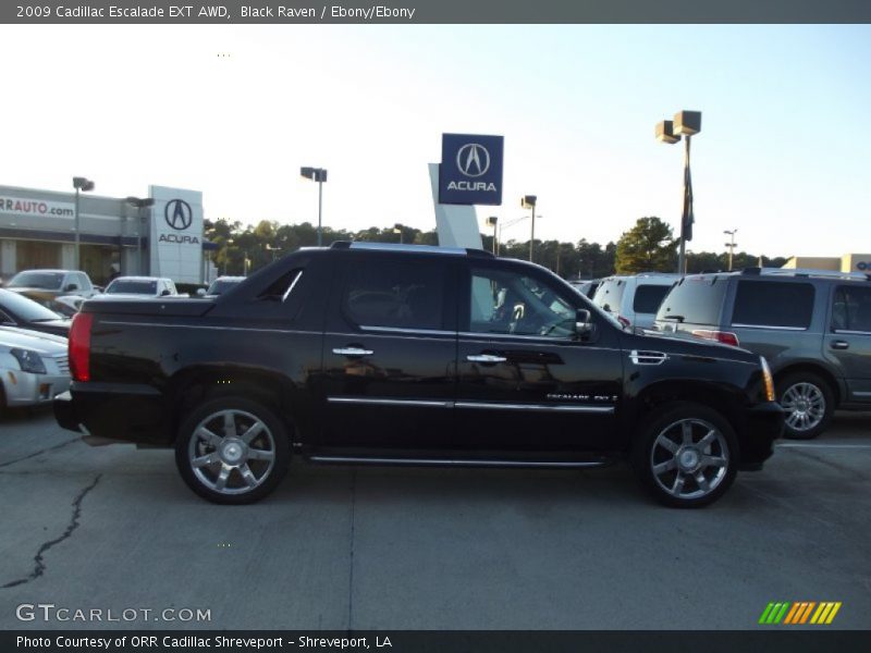 Black Raven / Ebony/Ebony 2009 Cadillac Escalade EXT AWD