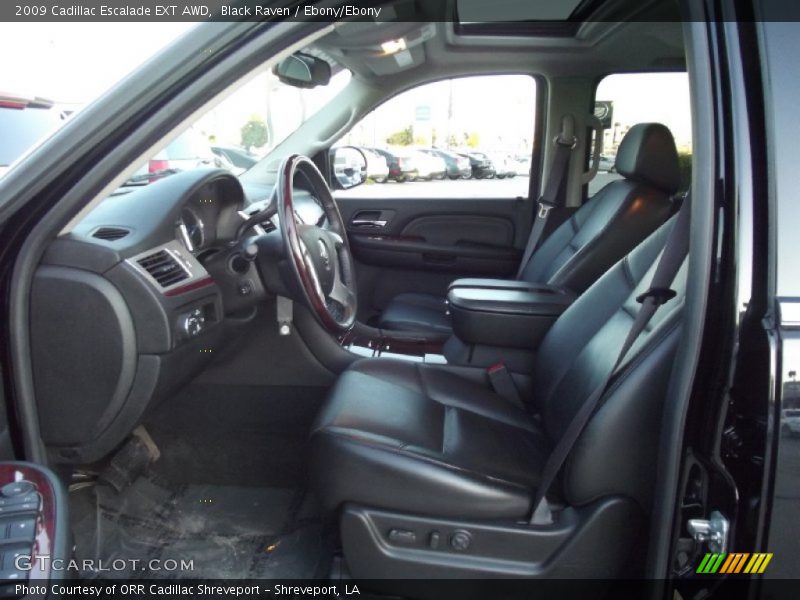 Front Seat of 2009 Escalade EXT AWD