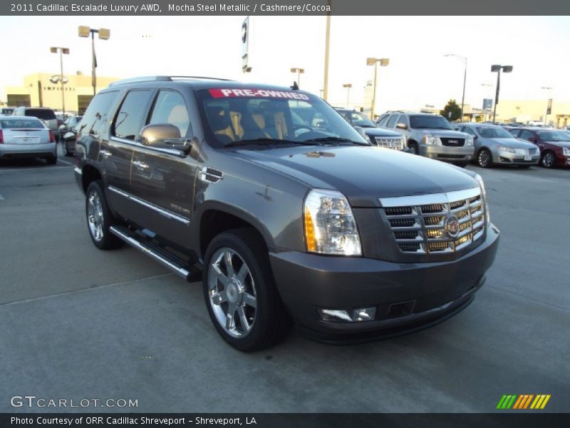 Mocha Steel Metallic / Cashmere/Cocoa 2011 Cadillac Escalade Luxury AWD