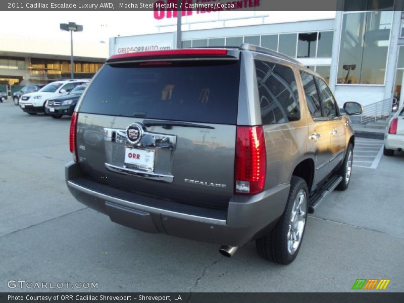 Mocha Steel Metallic / Cashmere/Cocoa 2011 Cadillac Escalade Luxury AWD